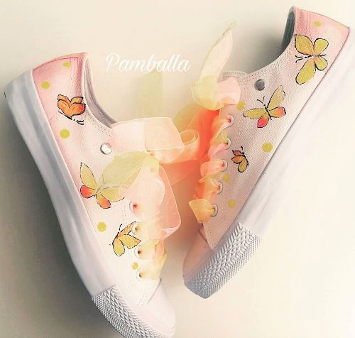 Снимка на Ombre butterfly sneakers