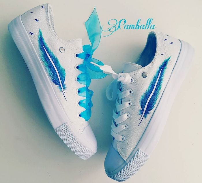 Снимка на Blue Feathers sneakers