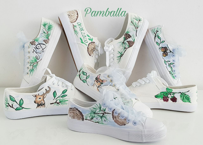 Снимка на Forest wedding sneakers