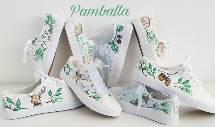 Снимка на Forest wedding sneakers