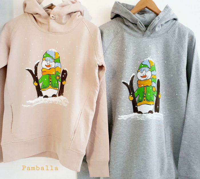 Снимка на Snowman ecru Hoodie