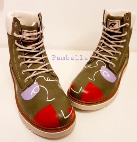 Снимка на Abstract  boots green