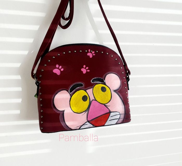 Снимка на Pinko  bag burgundy