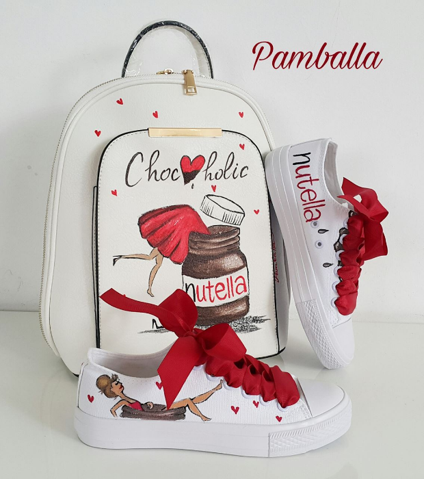 Снимка на Chocoholic white sneakers