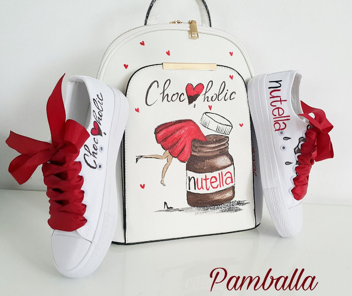 Снимка на Chocoholic white sneakers