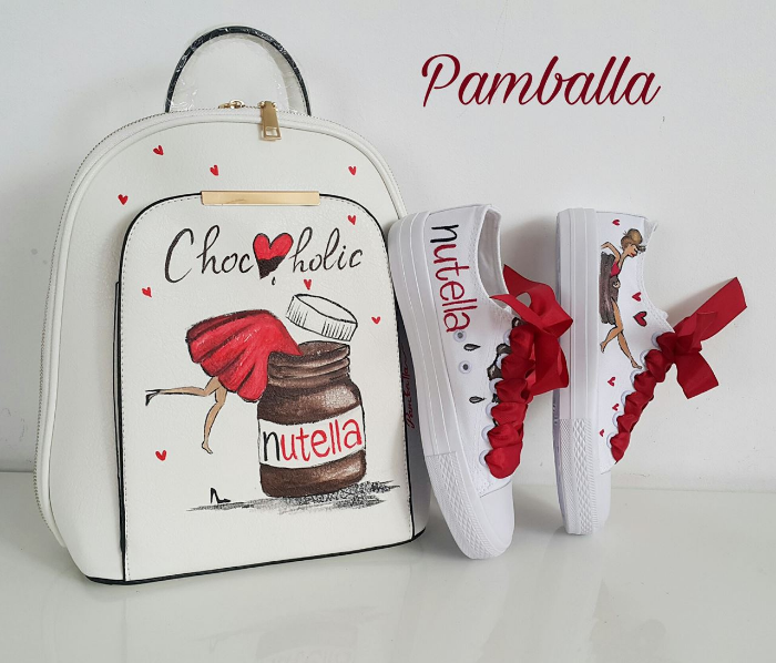 Снимка на Chocoholic white sneakers