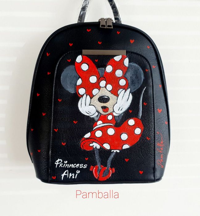 Снимка на Minnie black backpack 