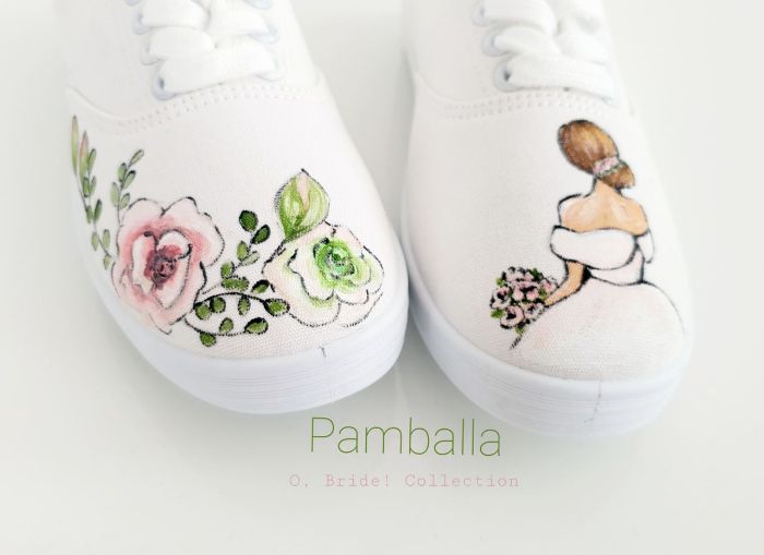 Снимка на Lovely Bride wedding sneakers