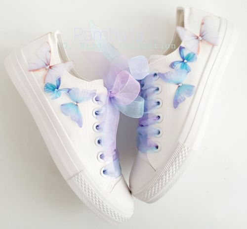 Снимка на Butterfly wedding sneakers