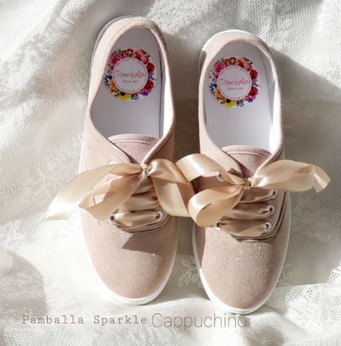 Снимка на Sparkle Cappuchino wedding sneakers