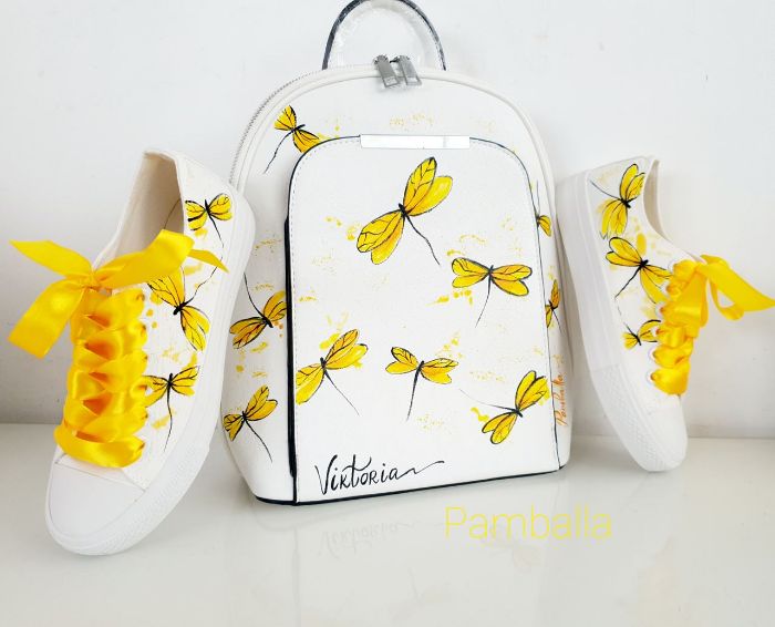 Снимка на Yellow Dragonfly backpack 