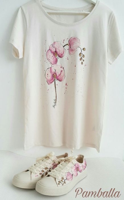 Снимка на Orchid Ecru  T - shirt