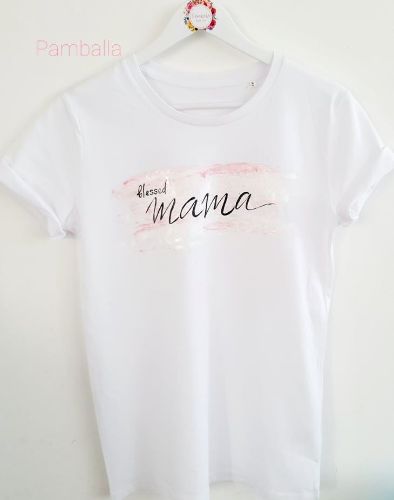 Снимка на Blessed Mama pink T - shirt