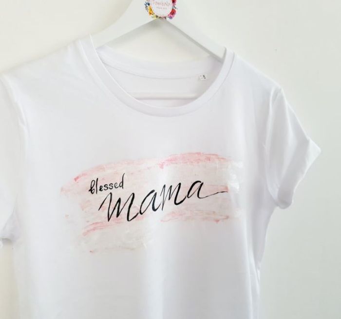 Снимка на Blessed Mama pink T - shirt