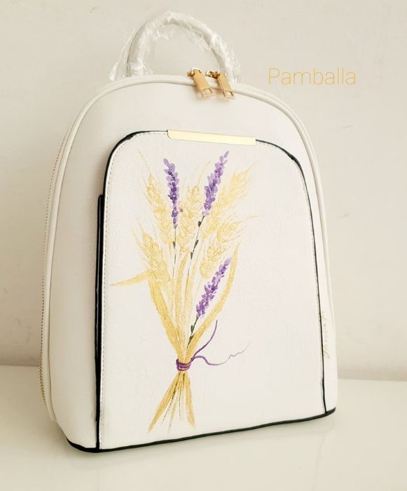 Снимка на Lavender and wheat backpack 