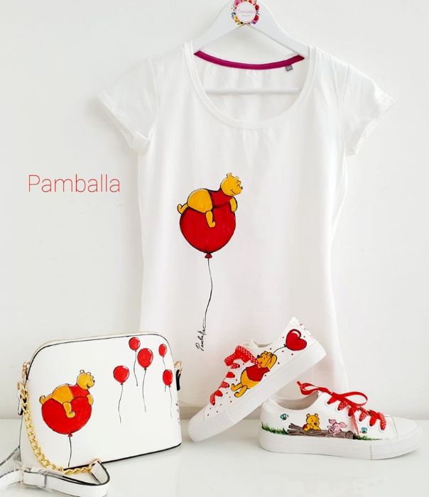Снимка на Winnie The Pooh and The Red Baloon T - shirt