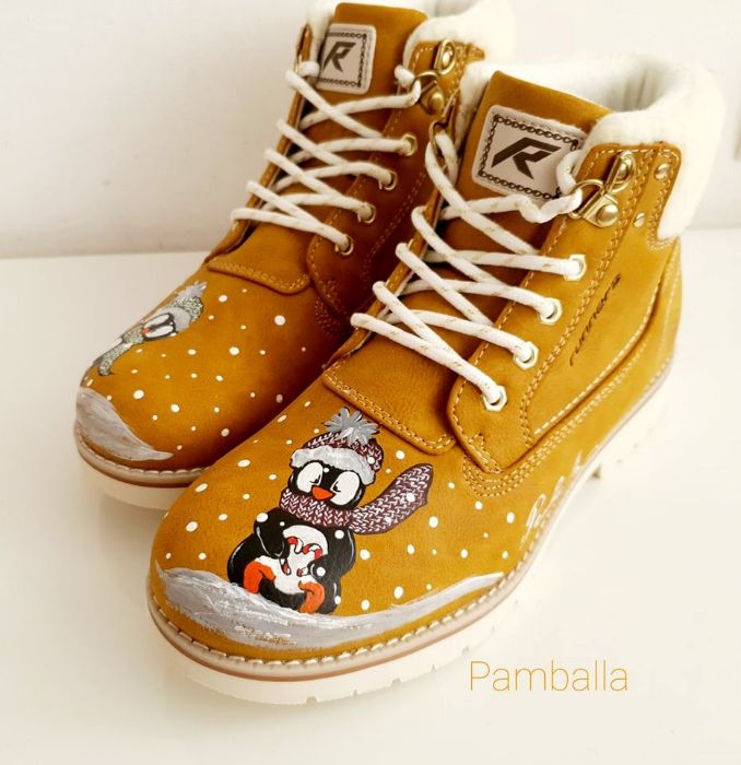 Снимка на Caramel Penguin boots