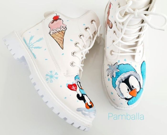 Снимка на Penguin white boots