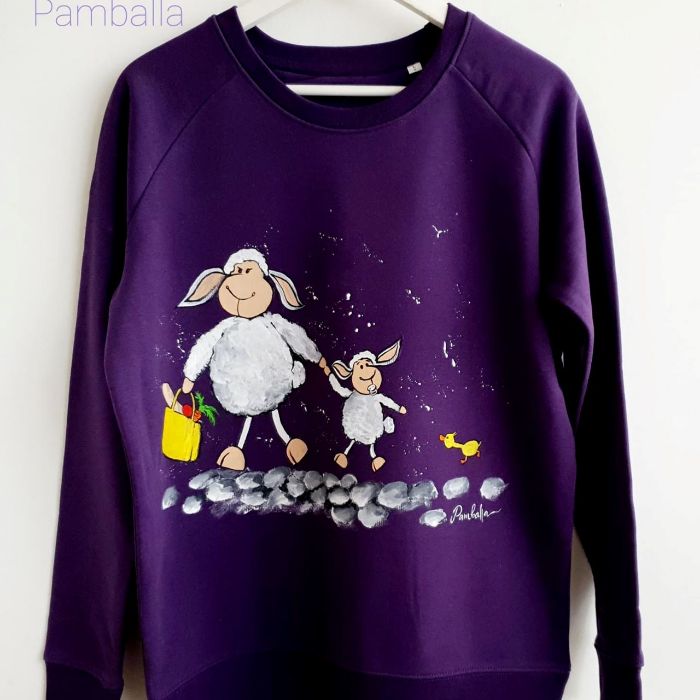 Снимка на Sheep purple Sweatshirt