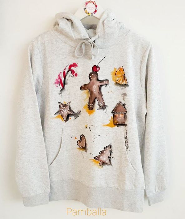 Снимка на Gingerbread grey hoodie 