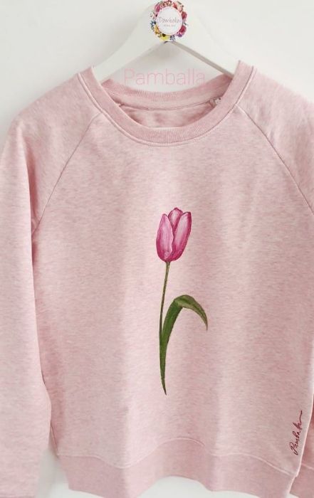 Снимка на Tulip  Pink  Sweatshirt