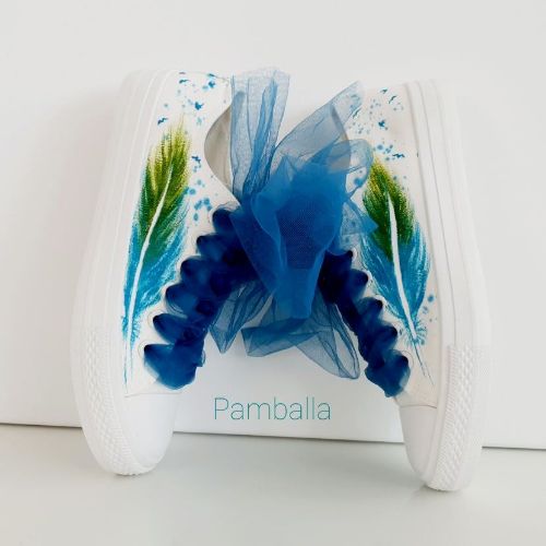 Снимка на Blue - Green Feather  sneakers