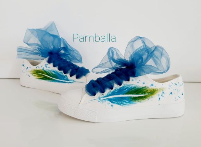 Снимка на Blue - Green Feather  sneakers