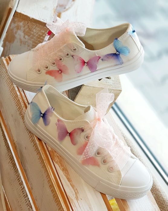 Снимка на  Butterfly Pink-Pech-Blue sneakers