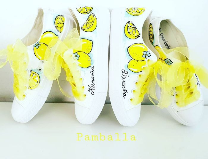 Снимка на Lemons wedding sneakers