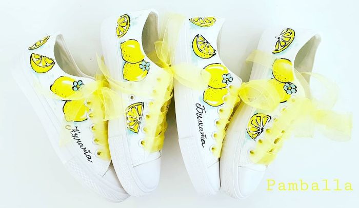 Снимка на Lemons wedding sneakers