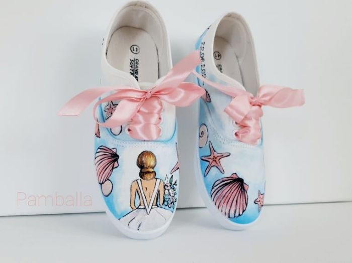 Снимка на Sea Love wedding sneakers