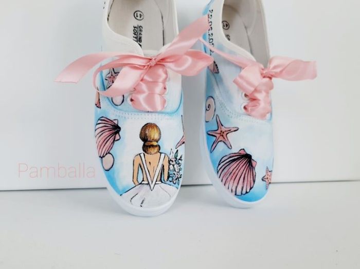 Снимка на Sea Love wedding sneakers