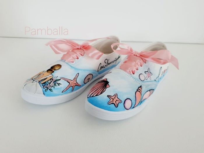 Снимка на Sea Love wedding sneakers