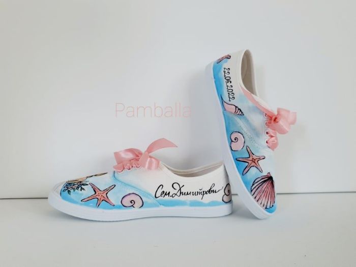 Снимка на Sea Love wedding sneakers