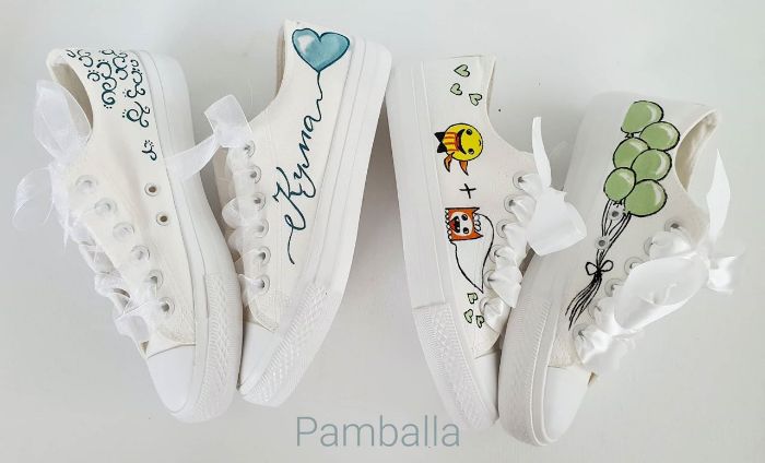 Снимка на Funny wedding sneakers