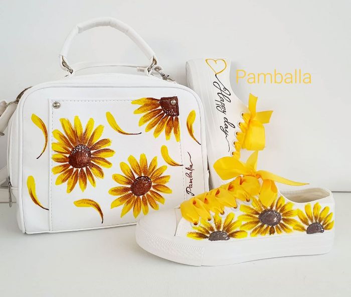 Снимка на Sunflowers Medium bag