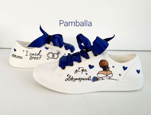 Снимка на I said yes wedding sneakers