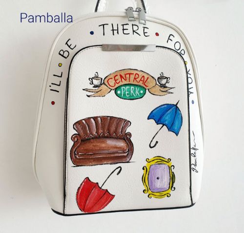 Снимка на Friends white backpack 