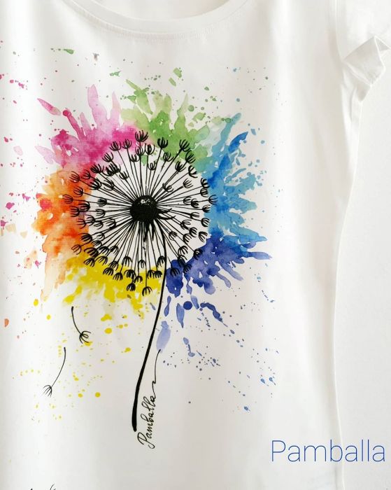 Снимка на Printed Dandelion T - shirt 