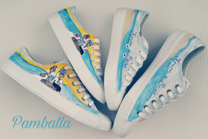 Снимка на By the Sea wedding sneakers 