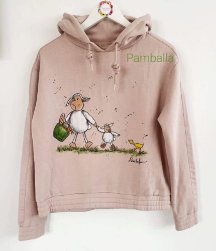 Снимка на Mama sheep ecru hoodie