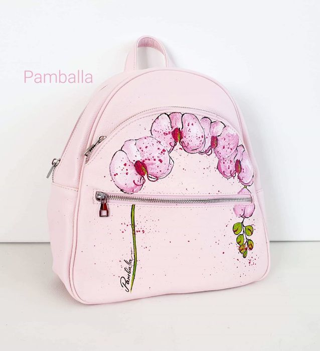 Снимка на Orchid pink 3 pocket backpack 
