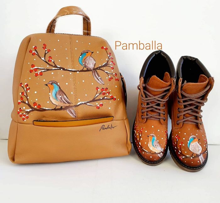 Снимка на Snowbirds caramel backpack 