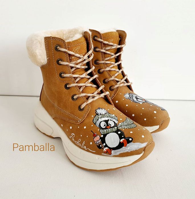 Снимка на Penguin caramel  boots