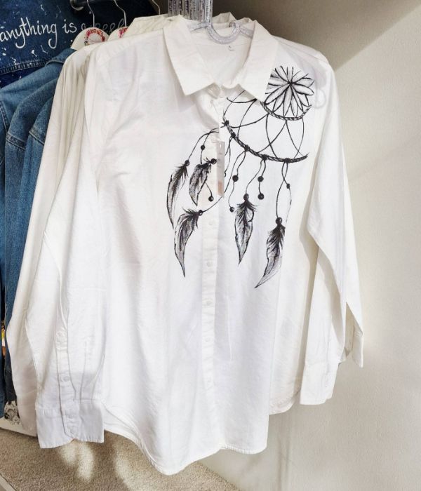 Снимка на Dreamcatcher Spirit Shirt | Риза „Ловец на сънища“ L